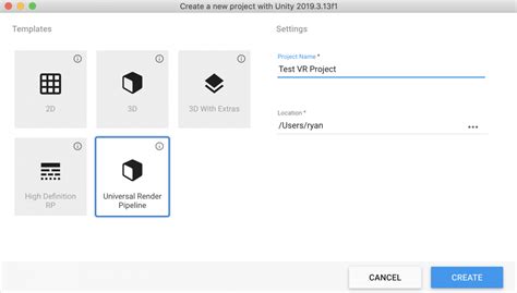 unity hub setup.